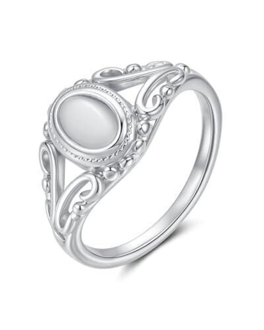 7497 Gold Signet Rings Non Tarnish Gold Rings, Waterproof Gemstones